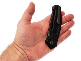 Складной нож TuoTown Gora-B, сталь T10S, рукоять G10/Carbon Fiber