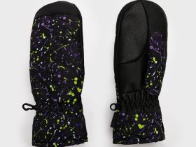 Варежки текстильные для девочек