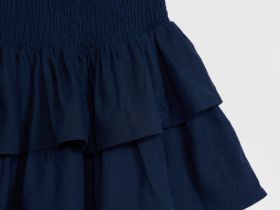 Юбка мини для девочек, Синий