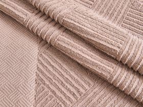 Полотенце махровое Zigzag, коричневое