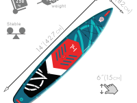 Надувная доска для SUP-бординга ZAP ADVENTURE 14 FUSION