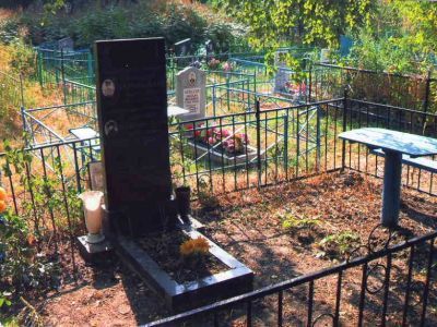 Могила ученого-географа Н.Н. Баранского, погибшего в 1943 г. в бою с немецко-фашистскими захватчиками