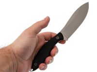 Кованый нож Канадец, сталь AUS-10Co, рукоять G10 черный