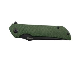 Нож складной Ruike P123-MG, сталь 14C28N, рукоять микарта, зеленый