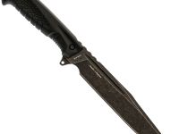 Нож Атлант-3 Black, сталь AUS8, рукоять эластомер