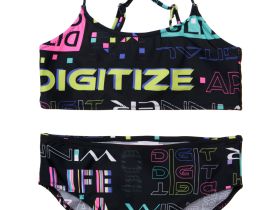 Купальный костюм трикотажный для девочек