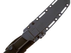 Нож с фиксированным клинком Cold Steel Recon Tanto, сталь SK-5, рукоять резина, черный