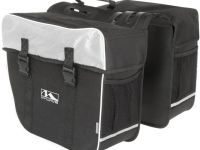 Велосумка-штаны на багажник ACME M-Wave Amsterdam Double (черный / красный 30 литров)