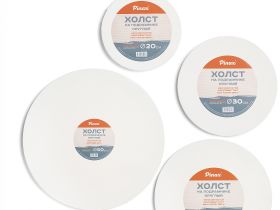 Холст на подрамнике Pinax круглый D-40 см 100% хлопок 380 г