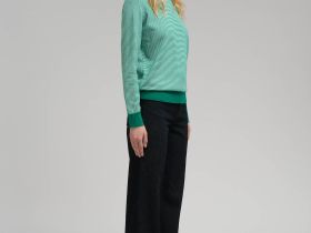 Джемпер полуприлегающего кроя с хлопком