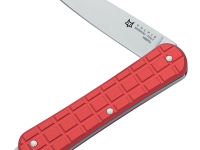 Складной нож Fox Vulpis Grenade Pattern, сталь N690Co, рукоять алюминий, красный