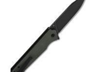 Складной нож QSP Mamba V2 Black, сталь D2, рукоять микарта