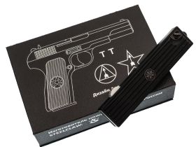 Автоматический нож Steelclaw TT-02-B, сталь D2, рукоять G10/алюминий