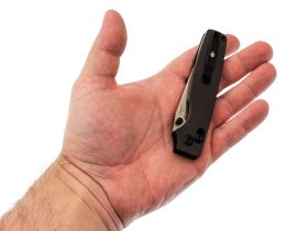 Складной нож Kizer Original 2, сталь 14C28N, рукоять алюминий, черный