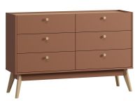 Комод Торвалль 134x87 Терракотовый