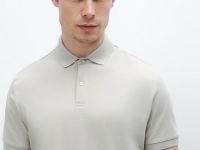 Поло из хлопка, Бежевый