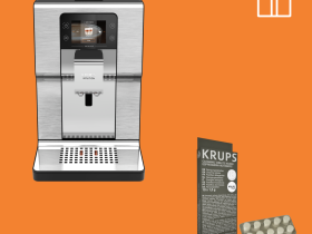 Автоматическая кофемашина Krups EA879EE0+Чистящее средство XS300010
