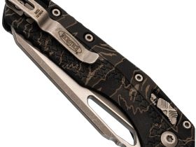 Складной нож Microtech MSI, сталь М390, рукоять полимер, темный камуфляж