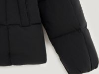 Пуховик с воротником-стойкой и съемным капюшоном