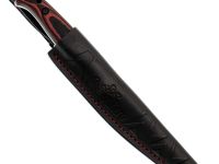 Туристический нож Kizlyar Supreme Companero, сталь AUS-10Co, рукоять G10, черно-красный