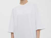 Футболка унисекс из хлопка оверсайз силуэта