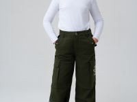 Брюки текстильные для девочек