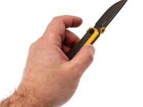 Складной нож Kizer Quoll, сталь S45VN, рукоять Titanium&Zirconium