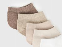 Короткие носки, 5 пар, Белый