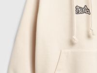 Худи с принтом для мальчиков, Бежевый