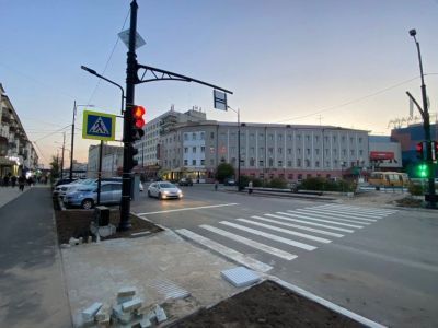 В Якутске для движения транспорта открыт ещё один участок проспекта Ленина