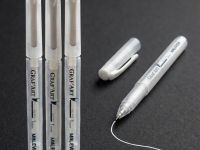 Набор ручек гелевых Малевичъ, 1,0 мм, белая, 3 шт