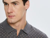 Однотонное поло из хлопка