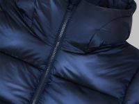 Удлиненный пуховик полуприлегающего силуэта