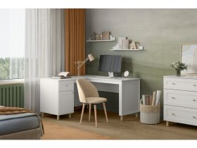 Письменный стол Велди 150x140 Белый
