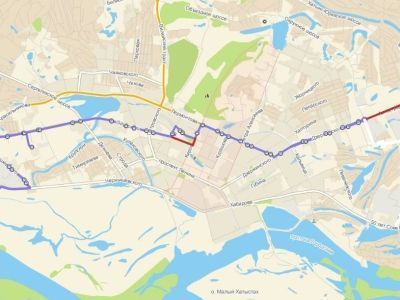 В Якутске изменена схема движения автобусного маршрута №9