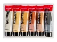 Набор акрила Talens "Amsterdam" Standart 6 цв*20 мл, металлик