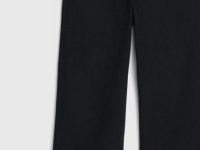 Прямые брюки из вельвета, Черный