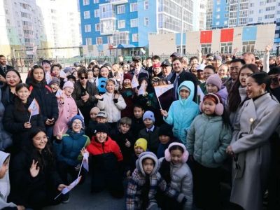В Якутске дали старт строительству нового корпуса гимназии в 203 микрорайоне / ЯСИА   