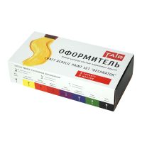 Набор акрила Таир "Оформитель" универсальный, 8 цв * 20 мл