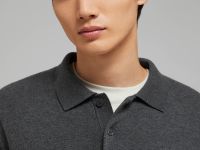 Джемпер-поло с шерстью