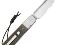 Складной нож Artisan Holm, сталь S90V, рукоять сталь/микарта, зеленый