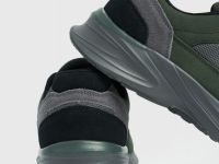 Кроссовки из натуральной замши, Зеленый