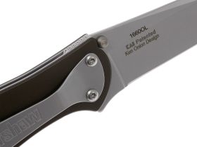 Полуавтоматический складной нож Kershaw Leek, сталь Sandvik™ 14C28N, рукоять анодированный алюминий, хаки
