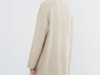 Вязаное платье из пряжи с шерстью, Бежевый