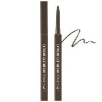 Водостойкий карандаш-подводка для глаз CLIO Extreme Gelpresso Pencil Liner 02 Deep Brown