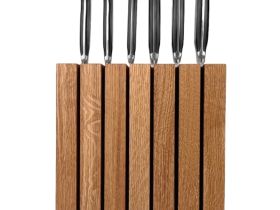 Подставка для ножей универсальная Woodinhome KS021UON, дуб