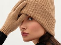 Перчатки Mont blanc, бежевые