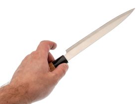 Набор из 5 кухонных ножей Fissman Pascual, деревянная подставка