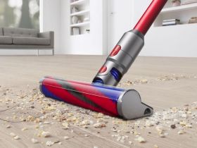 Пылесос Dyson V8 Slim Fluffy (Nickel/Red)