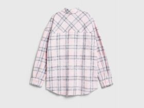 Рубашка в клетку для девочек, Розовый